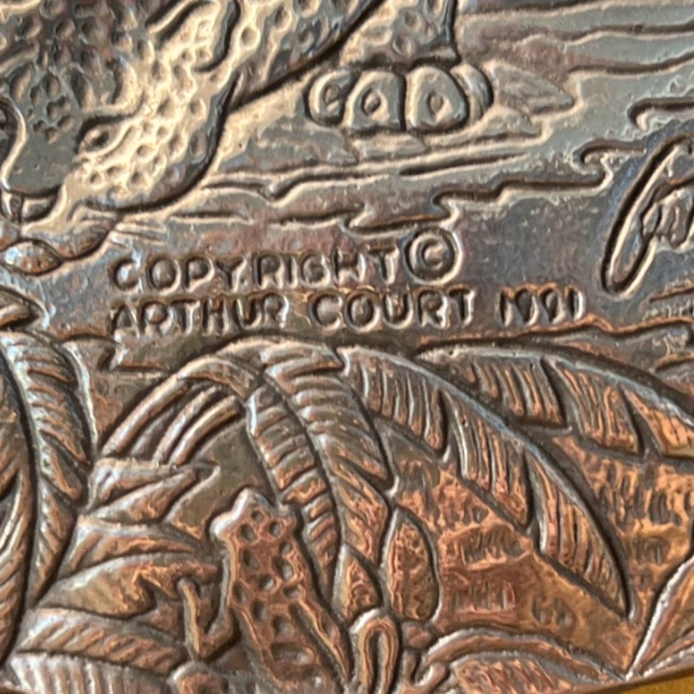 Arthur's Court Rainforest 1991 Plate - Picture 6 of 8